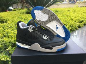 Nike Air Jordan 4 Black/Azul